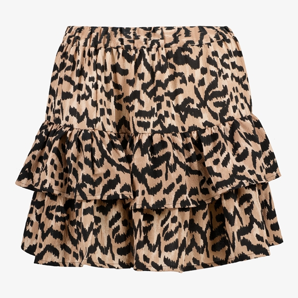 TwoDay dames rok met dierenprint bruin