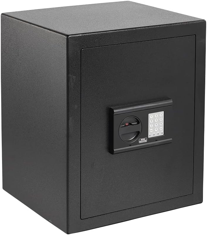 Burg-Wächter Möbeltresor mit elektronischem Zahlenschloss, Home-Safe, Sicherheitsstufe B, Feuerschutz DIN 4102, ECB S-zertifiziert, 45,3 l, 49 kg, H 240 E, Schwarz