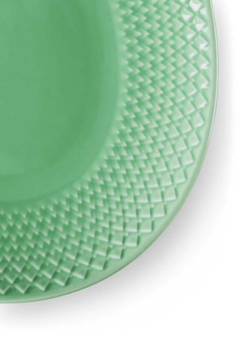 Lyngby Porcelæn Rhombe Color Oval Tallerken
