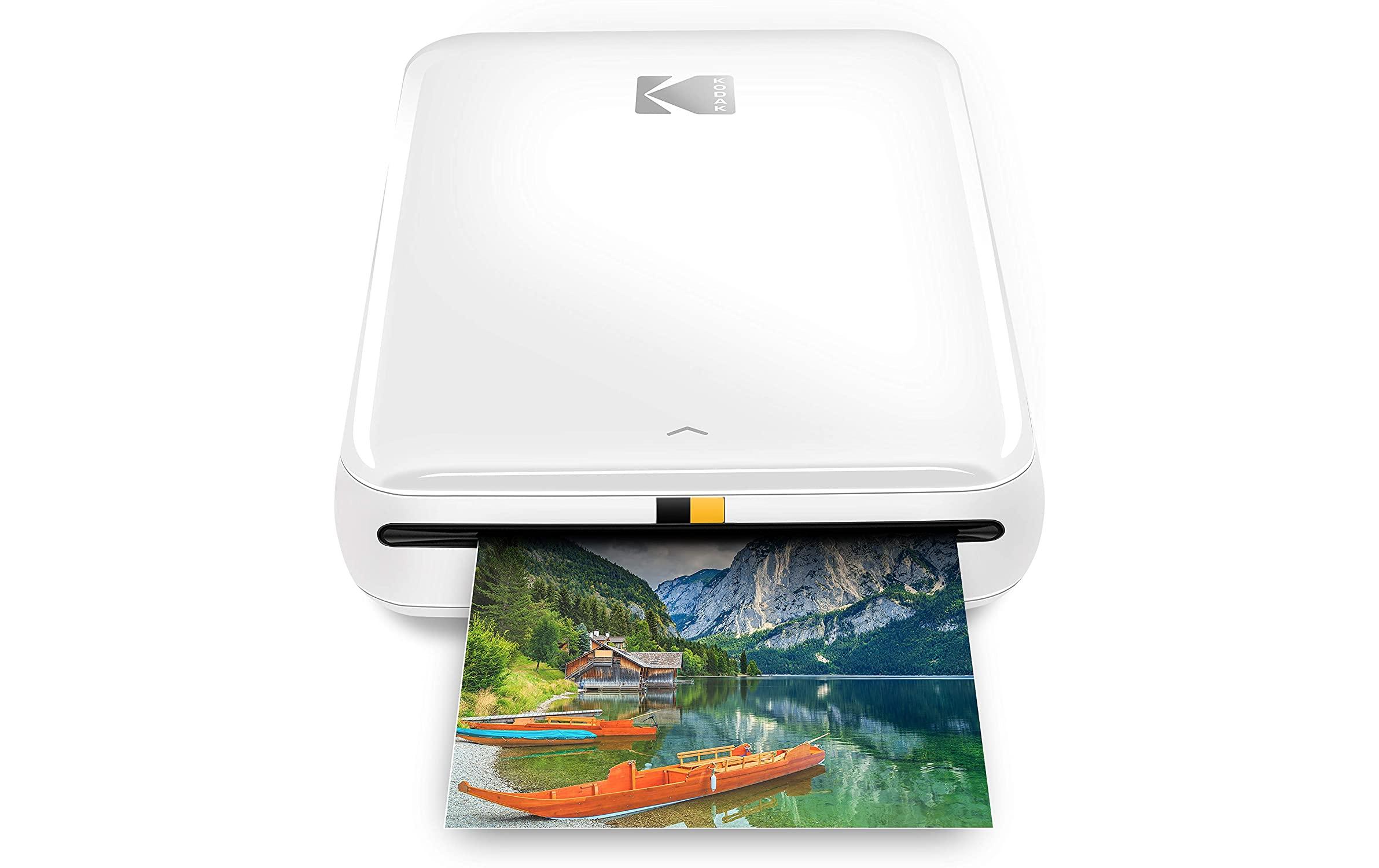 Mobiler Drucker Step ZIP Mobile Weiss<br>Kleiner und handlicher Fotodrucker