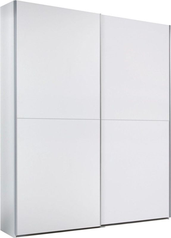 Victor - Wit - Schuifdeurkast - Opbergkast met Deuren - 2 Legplanken & 2 Roedes