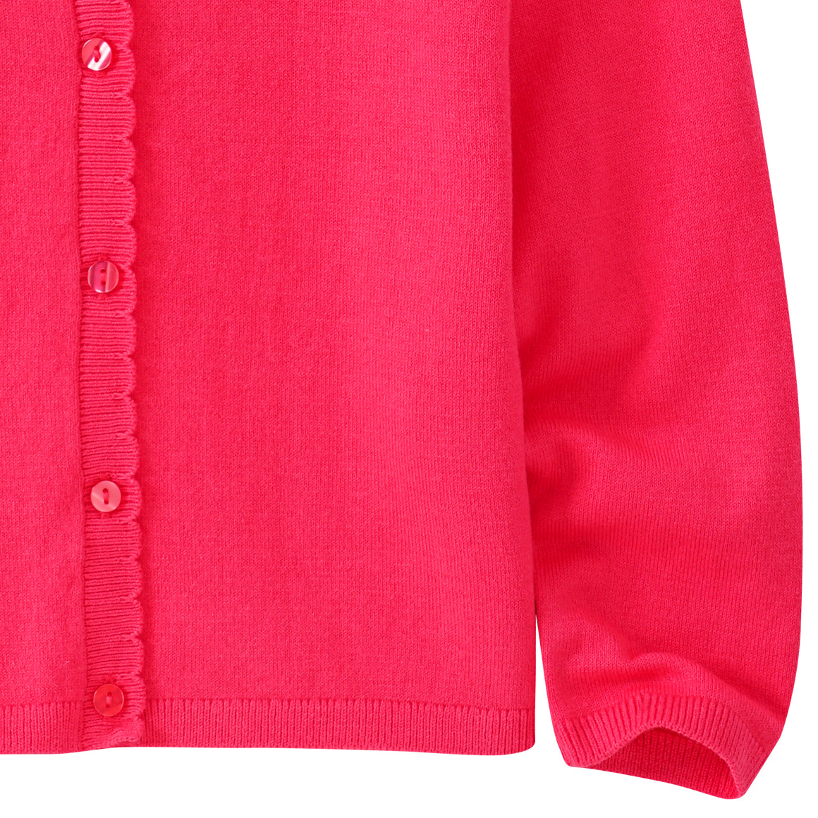 Topolino Mädchen Cardigan mit Knopfleiste hellrot
