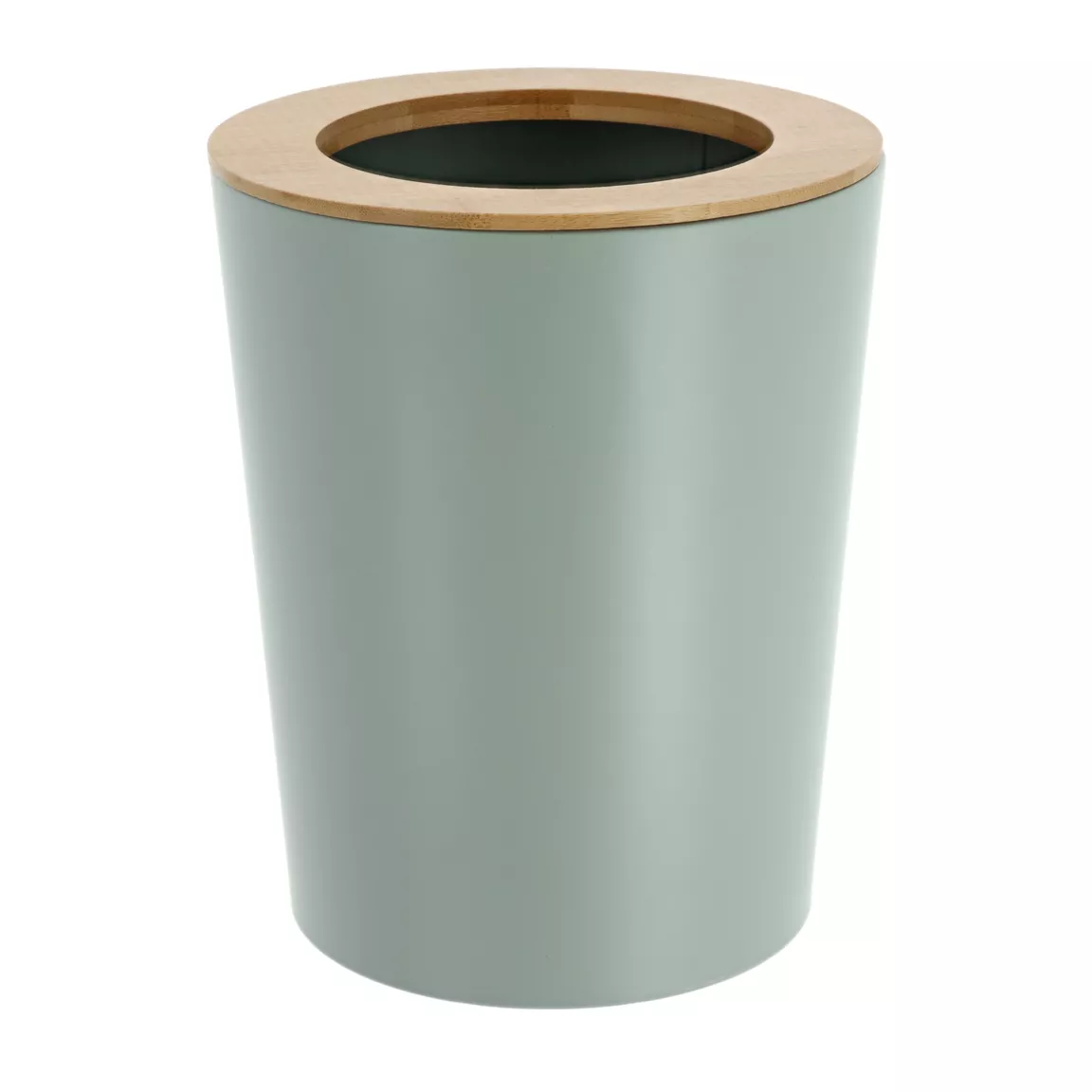 Poubelle salle de bain 5L Purebamboo Vert eucalyptus