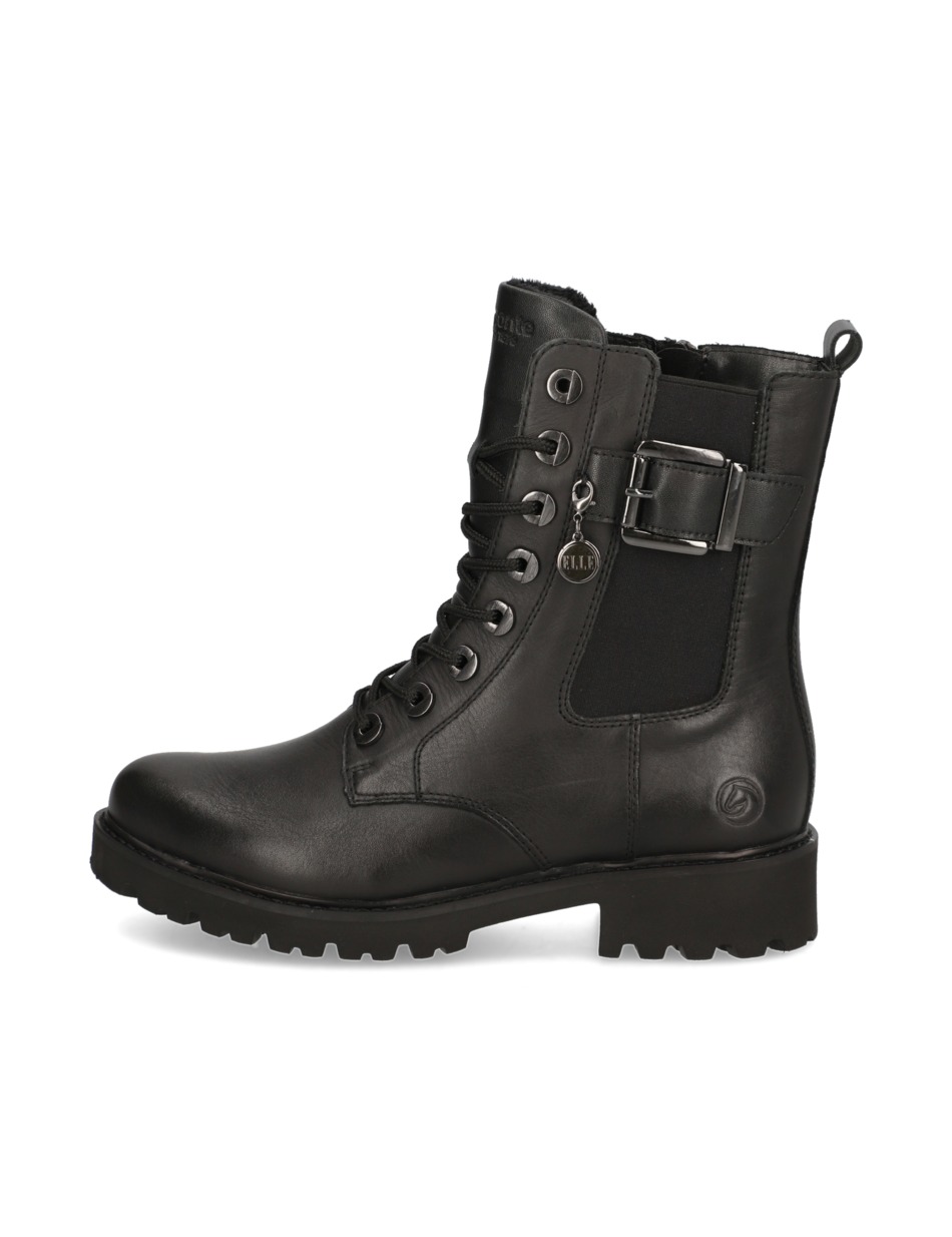 Lederkombination Stiefelette