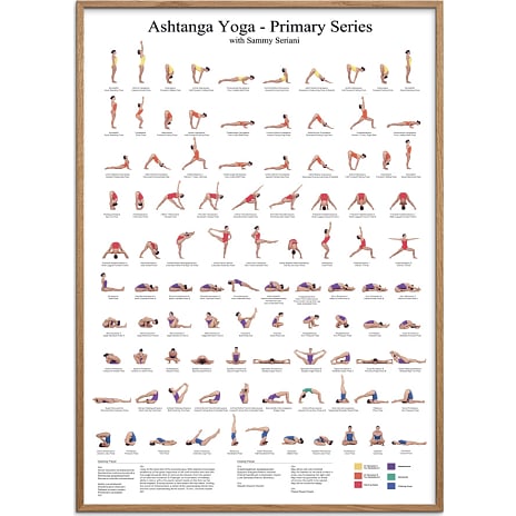 Yoga poses - 70x100 cm