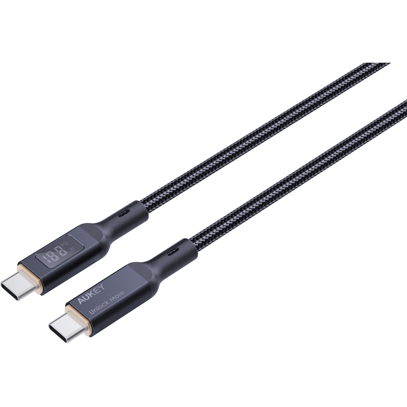 Aukey Kabel USB-C - USB-C CB-MCC102, Nylon, 1.8 m
