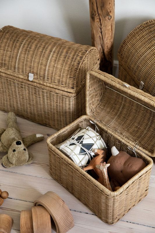 KAS Kopenhagen Raffia Kurv - Ørken
