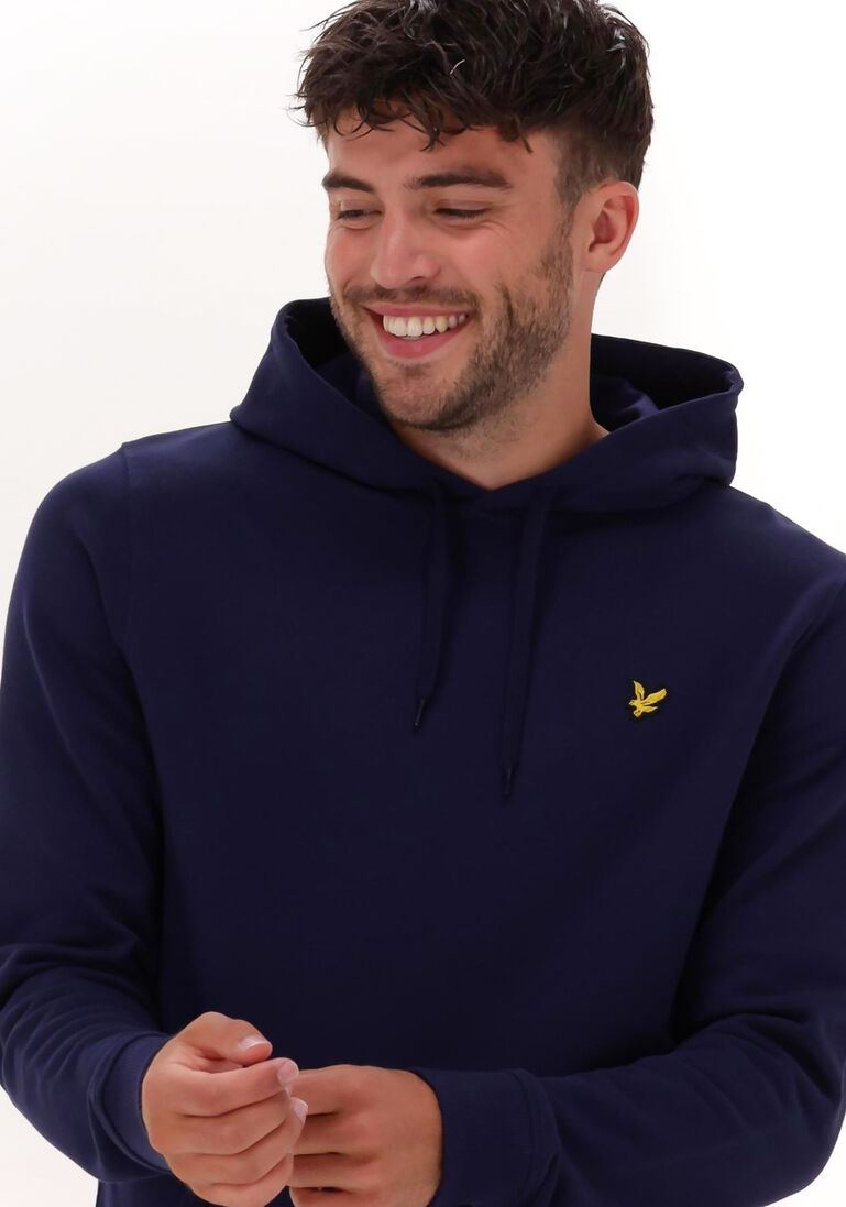 LYLE & SCOTT donkerblauwe lyle & scott sweater pullover hoodie
