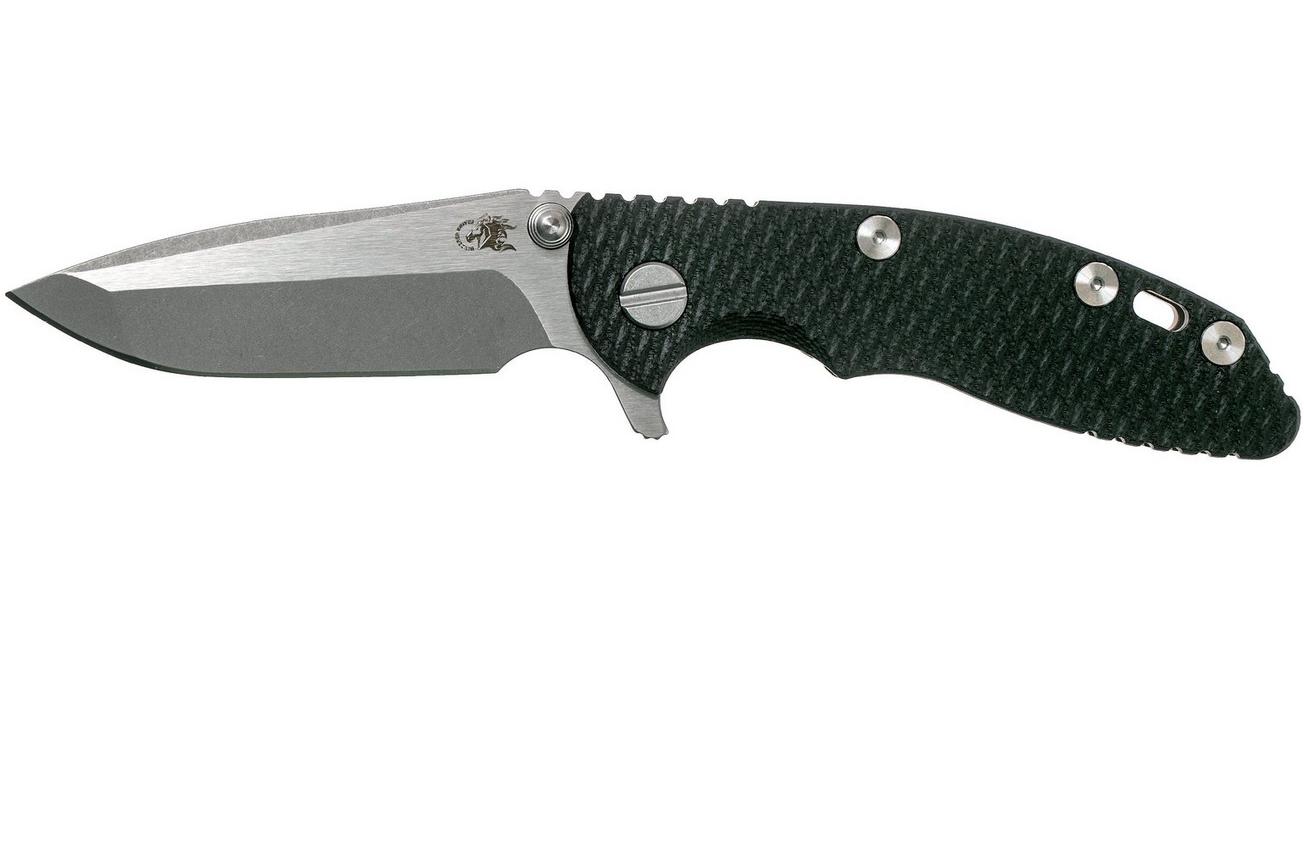 Rick Hinderer XM-18 3” Spanto Gen 4 CPM 20CV Black G10, Battle Bronze, zakmes