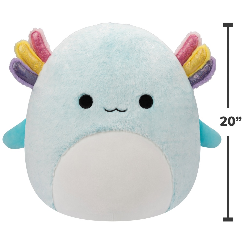 Original Squishmallows Fuzz-A-Mallows 50cm Irina der Axolotl