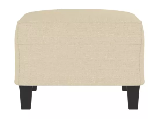 Repose-pied Crème 70x55x41 cm Tissu