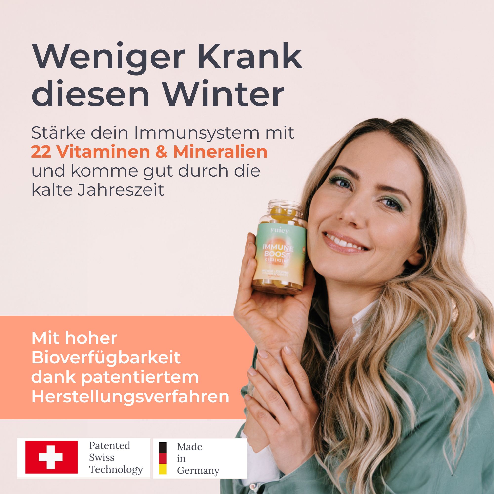 yuicy® Immun - Hochdosierte Formel für das Immunsystem | Gummies