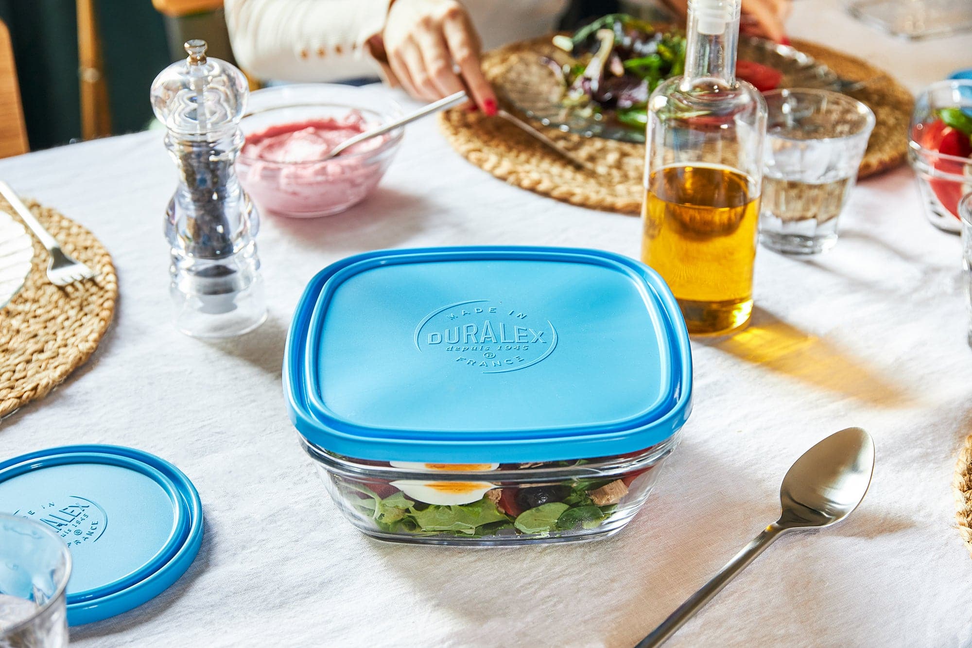 Freshbox - Boite de conservation transparente carrée