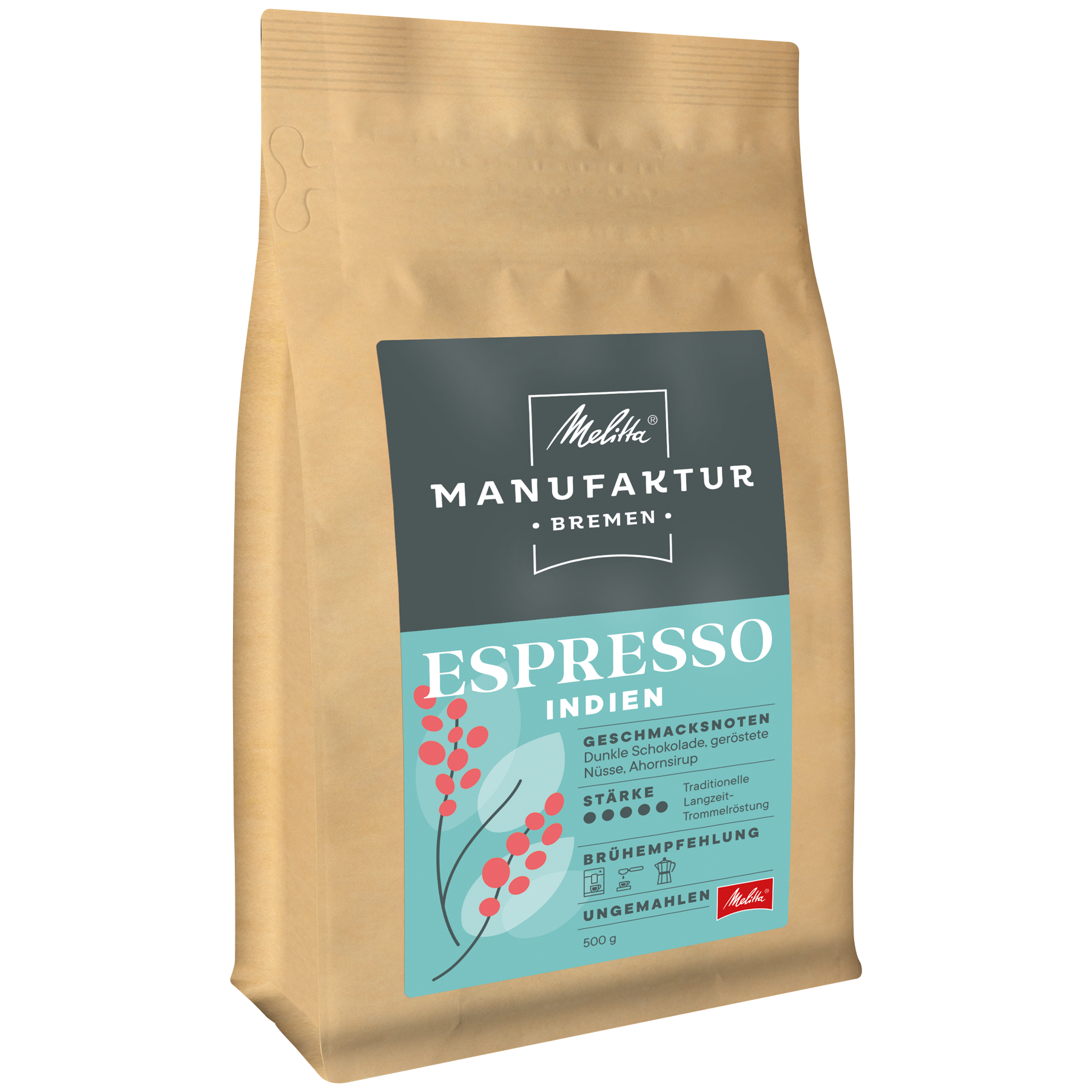 Melitta® Manufaktur-Kaffee Espresso|Kaffeebohnen 500g