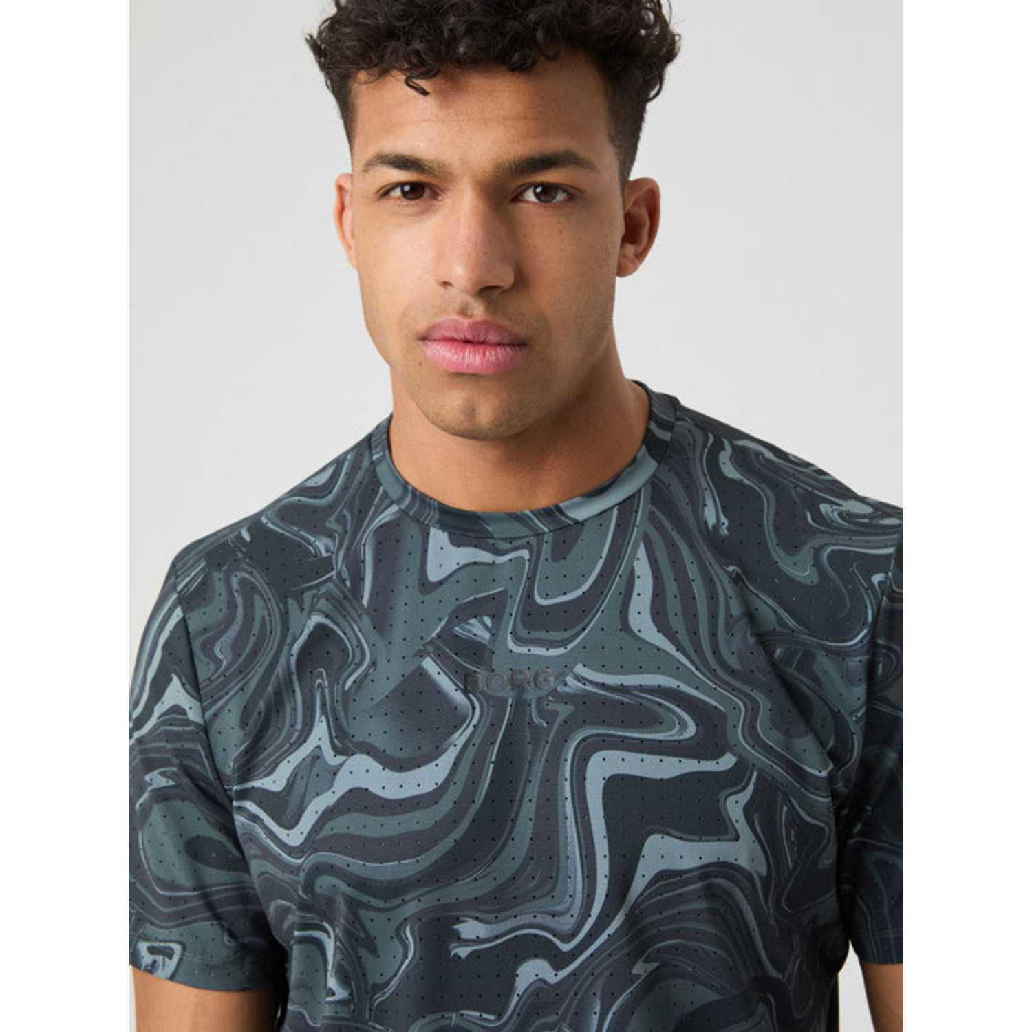 Björn Borg Running Perforated T-Shirt Heren