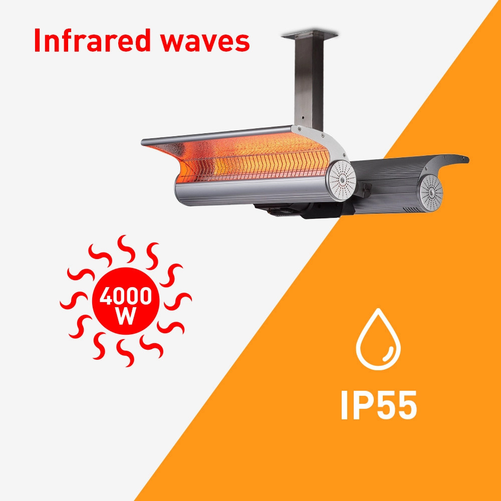 Poêle de plafond infrarouge sined 4000