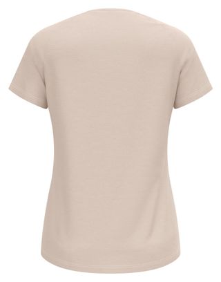 T-Shirt Technique Femme Odlo Ride 365 Performance Wool 130 Beige