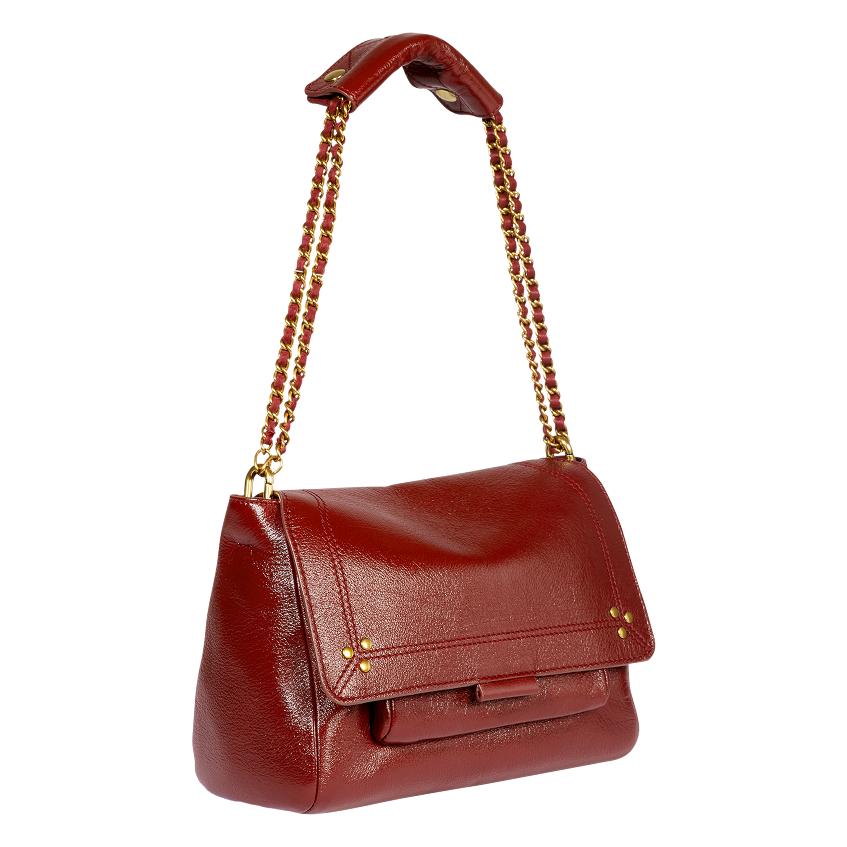 LULU M - Sac bandoulière en cuir | Marron