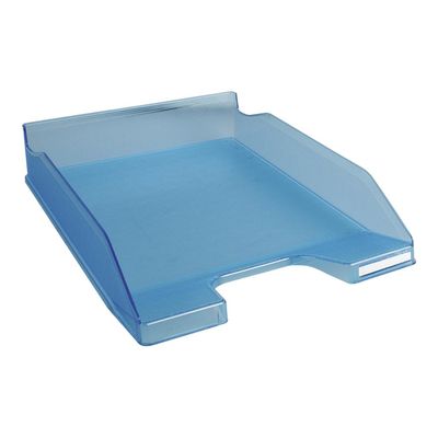 Exacompta COMBO - Corbeille à courrier turquoise glacé tanslucide