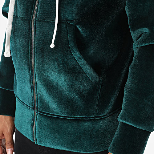 Sweat Zippé Capuche UY894 Vert