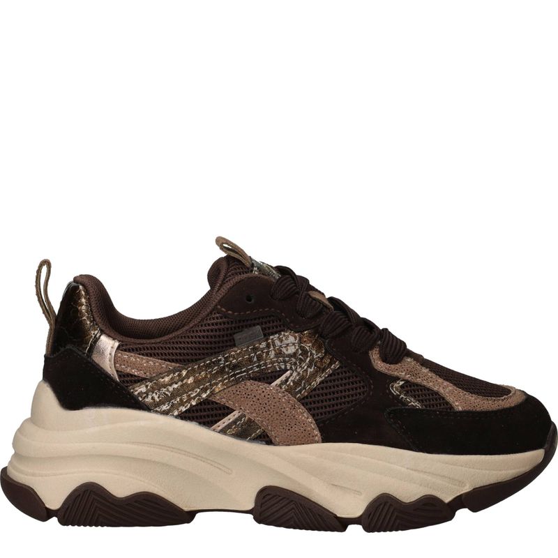 POSH by Poelman Sneakers Bruin Meisjes
