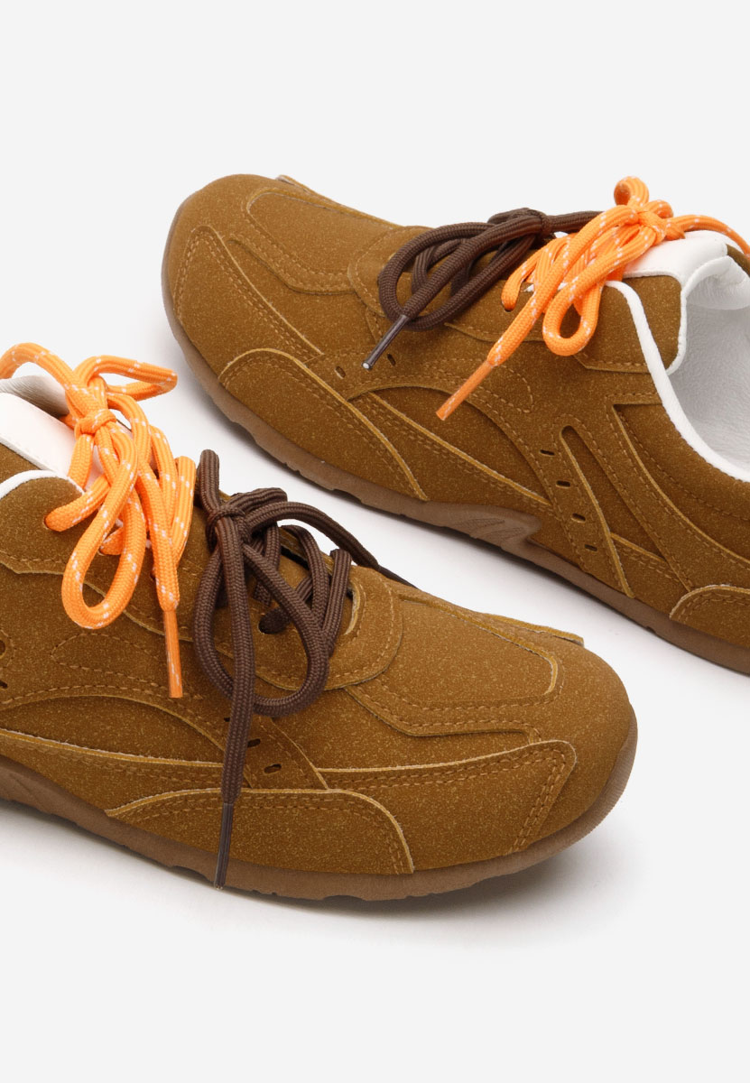 Baskets pour femme chameau Idylla
