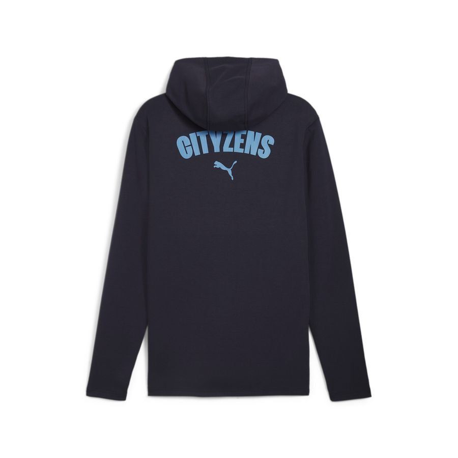Manchester City Sweat à Capuche Casuals - Bleu Marine/Magic Blue