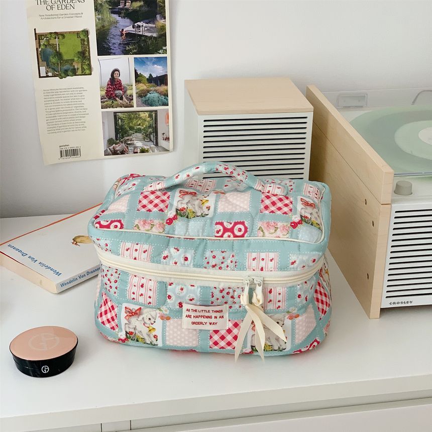 Olsin - Reis-make-uptas met schapen-/hondenprint (verschillende designs) / Set