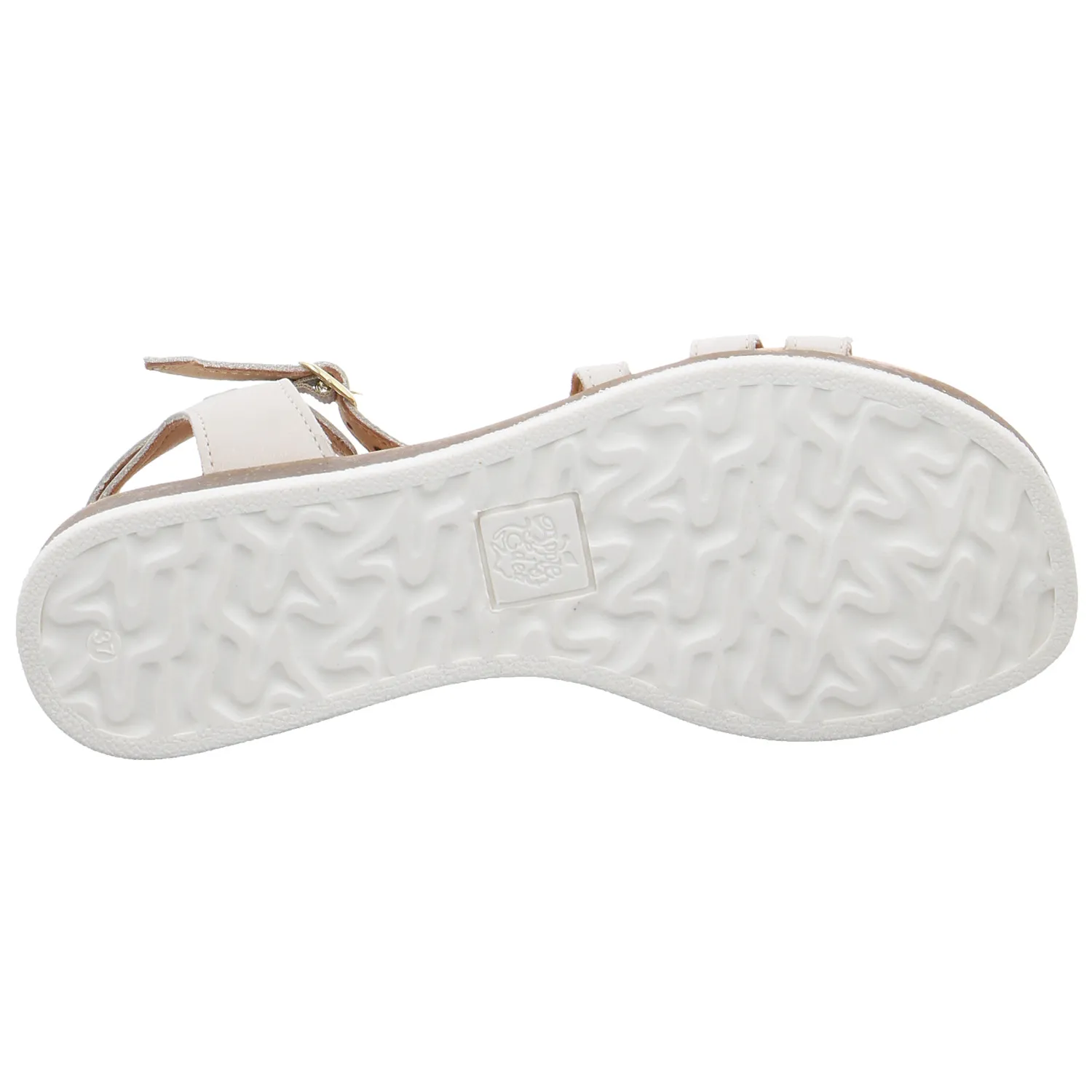APPLE OF EDEN Sandalette Offwhite Leder