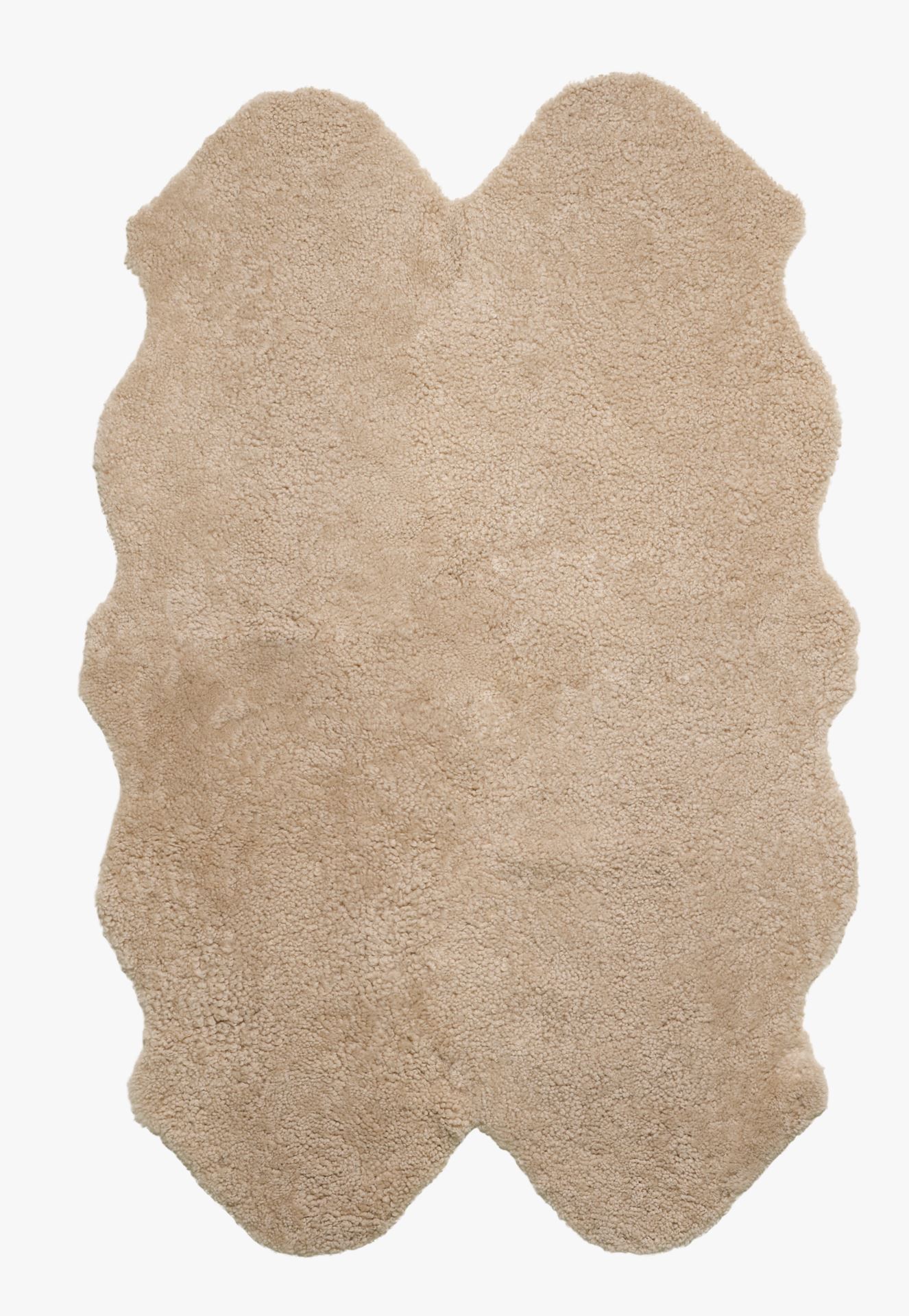 Lammeskinn beige - 100x160 cm