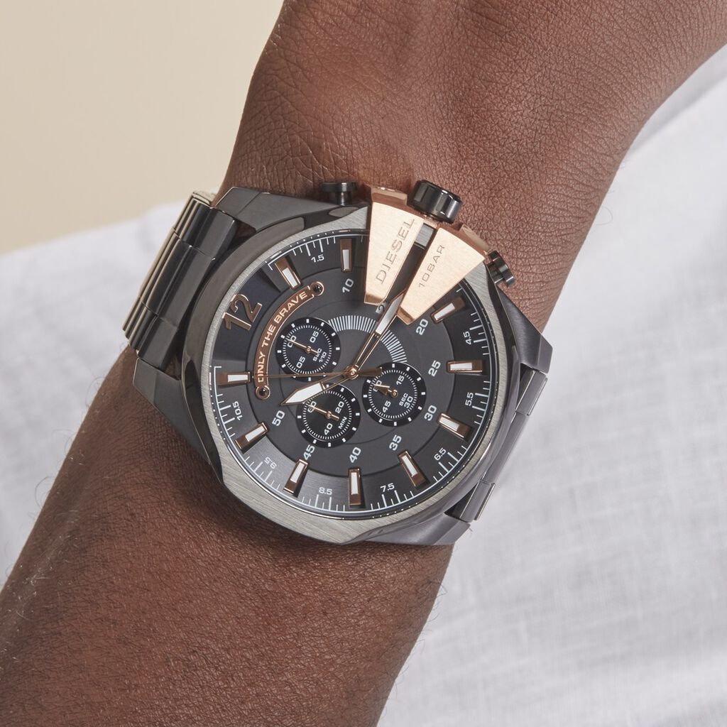 Montre Diesel Mega Chief Noir