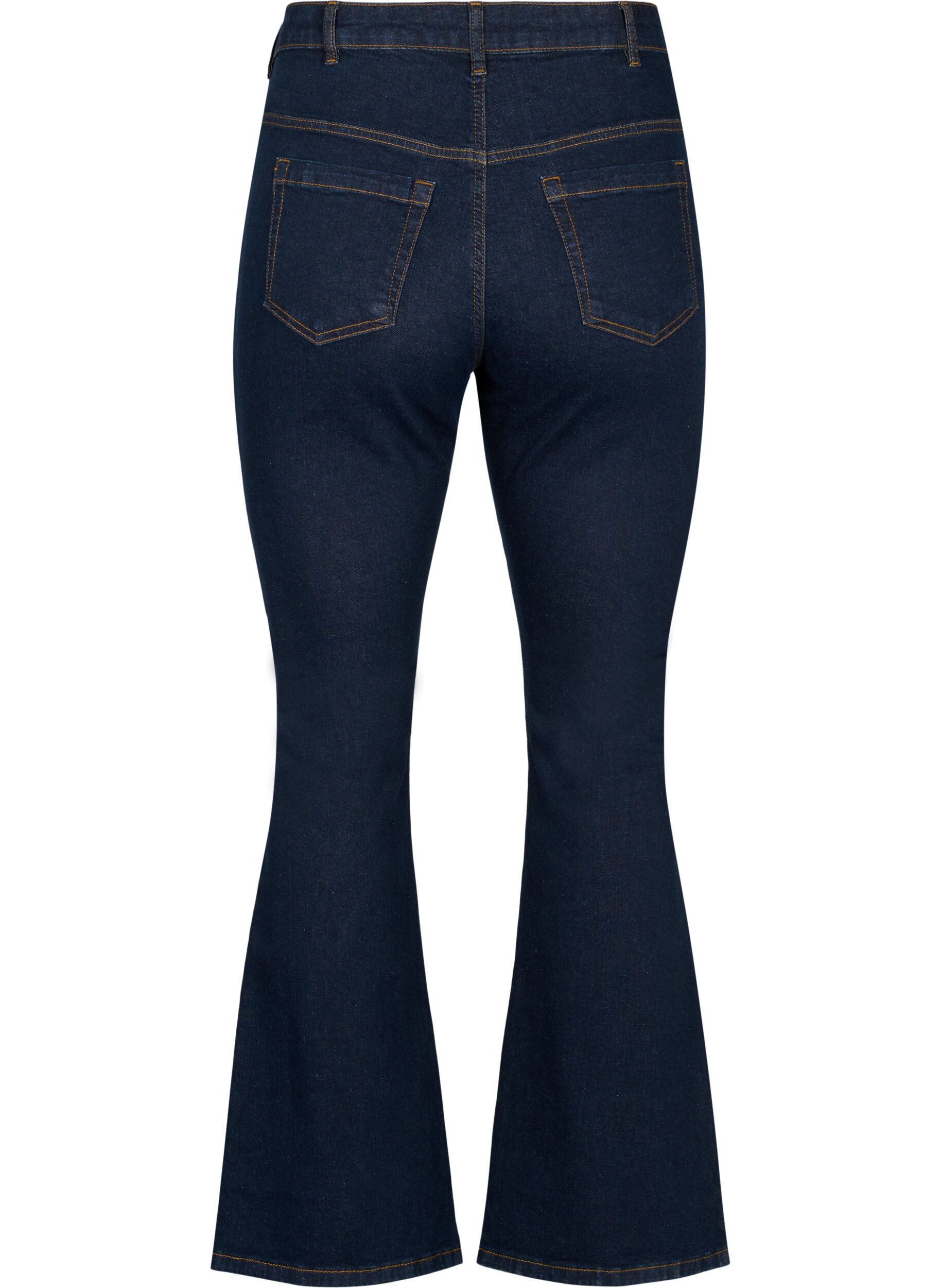 Ellen bootcut jeans med høj talje
