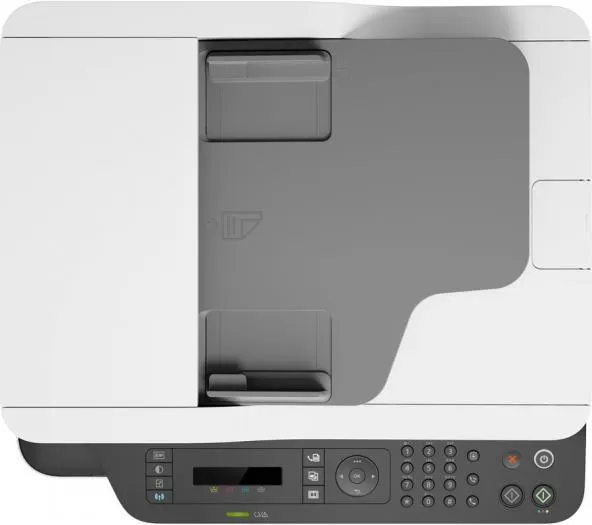 HP Color Laser MFP 179fnw - Multifunktionsprinter - farve - laser - A4 (210 x 297 mm) (original) - A4/Letter (medie) - op til 14 spm (kopiering) - op til 18 spm (udskriver) - 150 ark - 33.6 Kbps - USB 2.0, LAN, Wi-Fi(n)