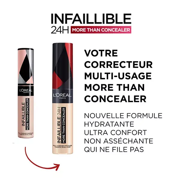 L'Oréal Paris Infallible 24h Mais Que Corretivo e Base Nº 332 Âmbar 11ml