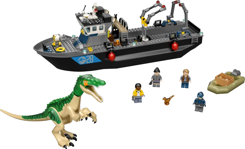 LEGO Jurassic World 76942 World Baryonyx-dinosaurflugt i båd
