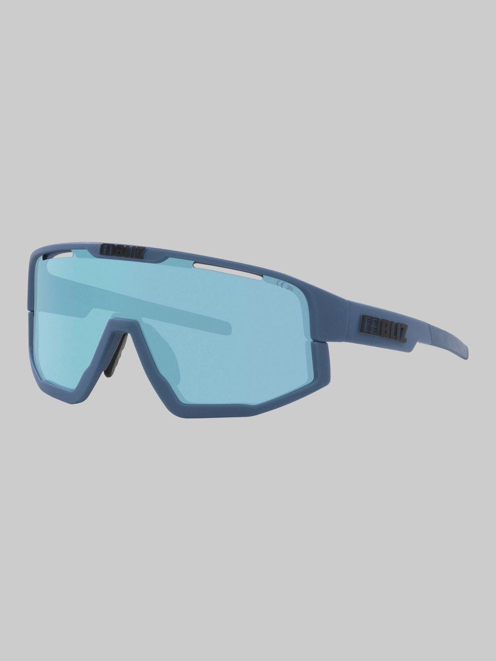 BLIZ Active Eyewear Fusion Small Matt Blue Sunglasses smoke w ice blue multi