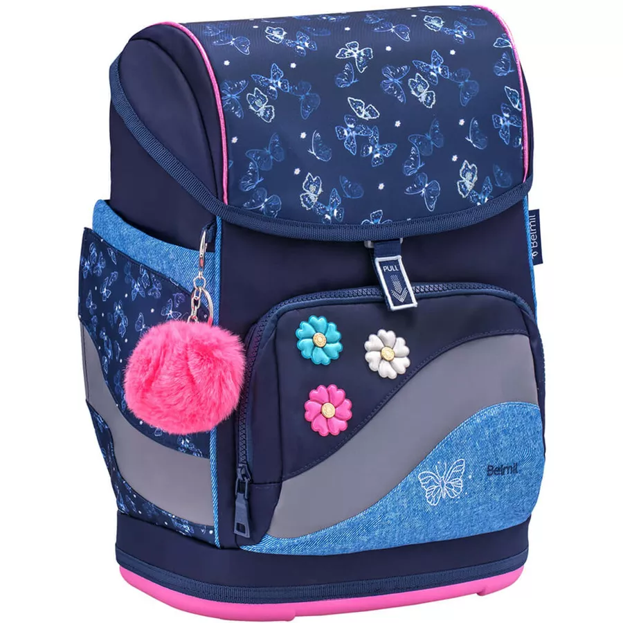 Belmil Schulranzen Premium Smarty Plus Set 5-teilig Sapphire