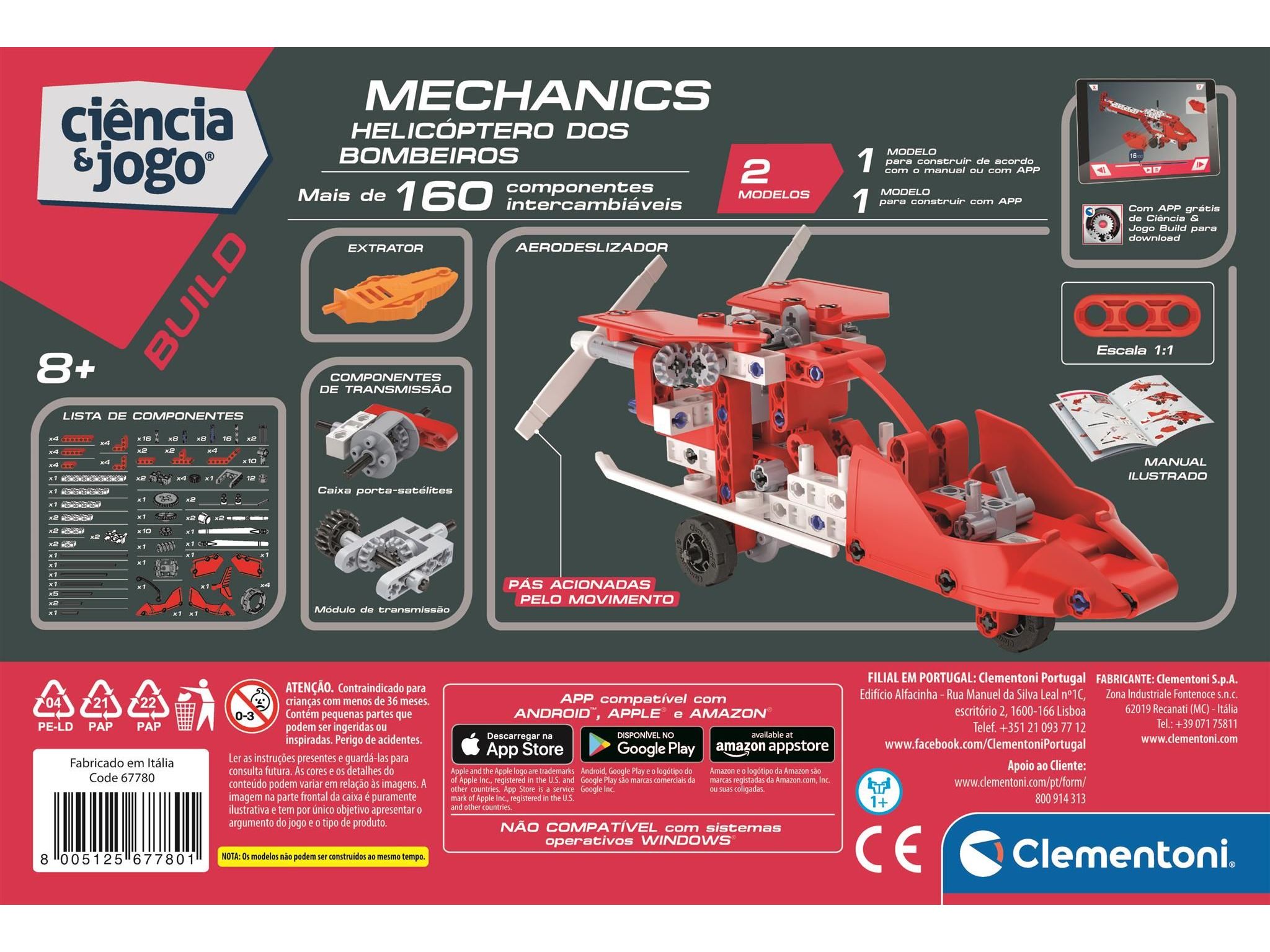 LABORATÓRIO DE MECÂNICA CLEMENTONI HELICÓPTERO BOMBEIROS