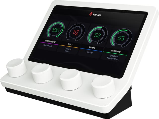 Beacn Mix audio kontroller (hvid)
