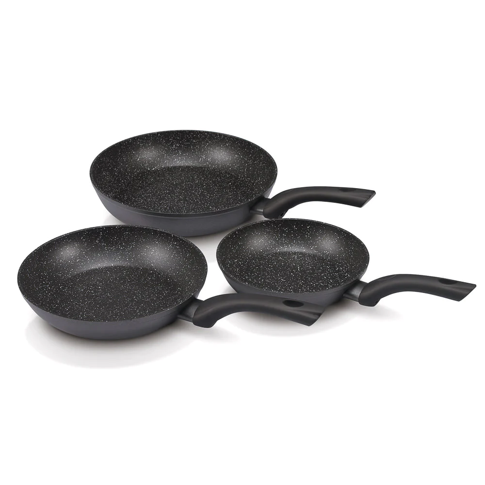 Lot de 3 poêles Kitchen Roc en aluminium Beka