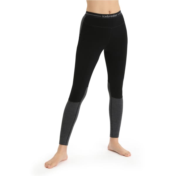 Collant thermique ICEBREAKER W MERINO ZONEKNIT 200 BLACK/JET HTHR/CB