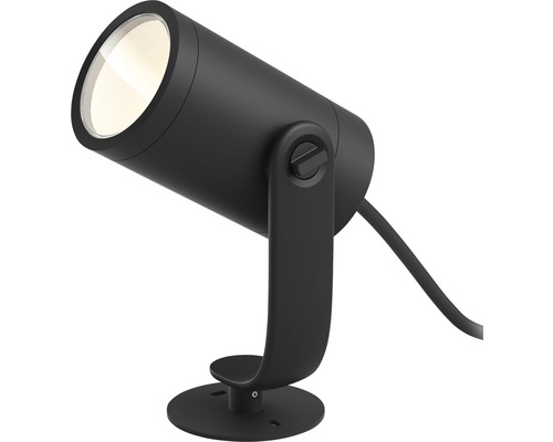 Philips hue LED Spot White & Color Ambiance 2000-6500K Lily Basic Set zwart - Compatibel met SMART HOME van hornbach