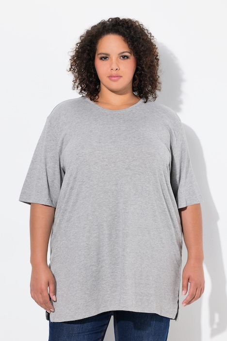 T-Shirt, Rundhalsausschnitt, Relaxed, Halbarm