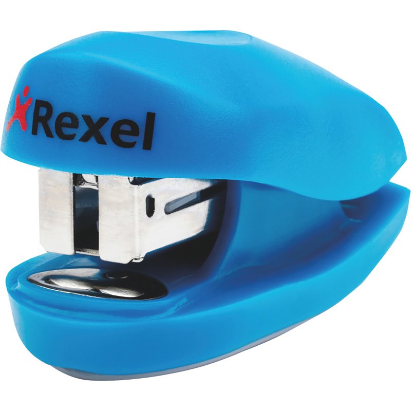 Mini agrafeuse de bureau Buddy Rexel coloris assortis