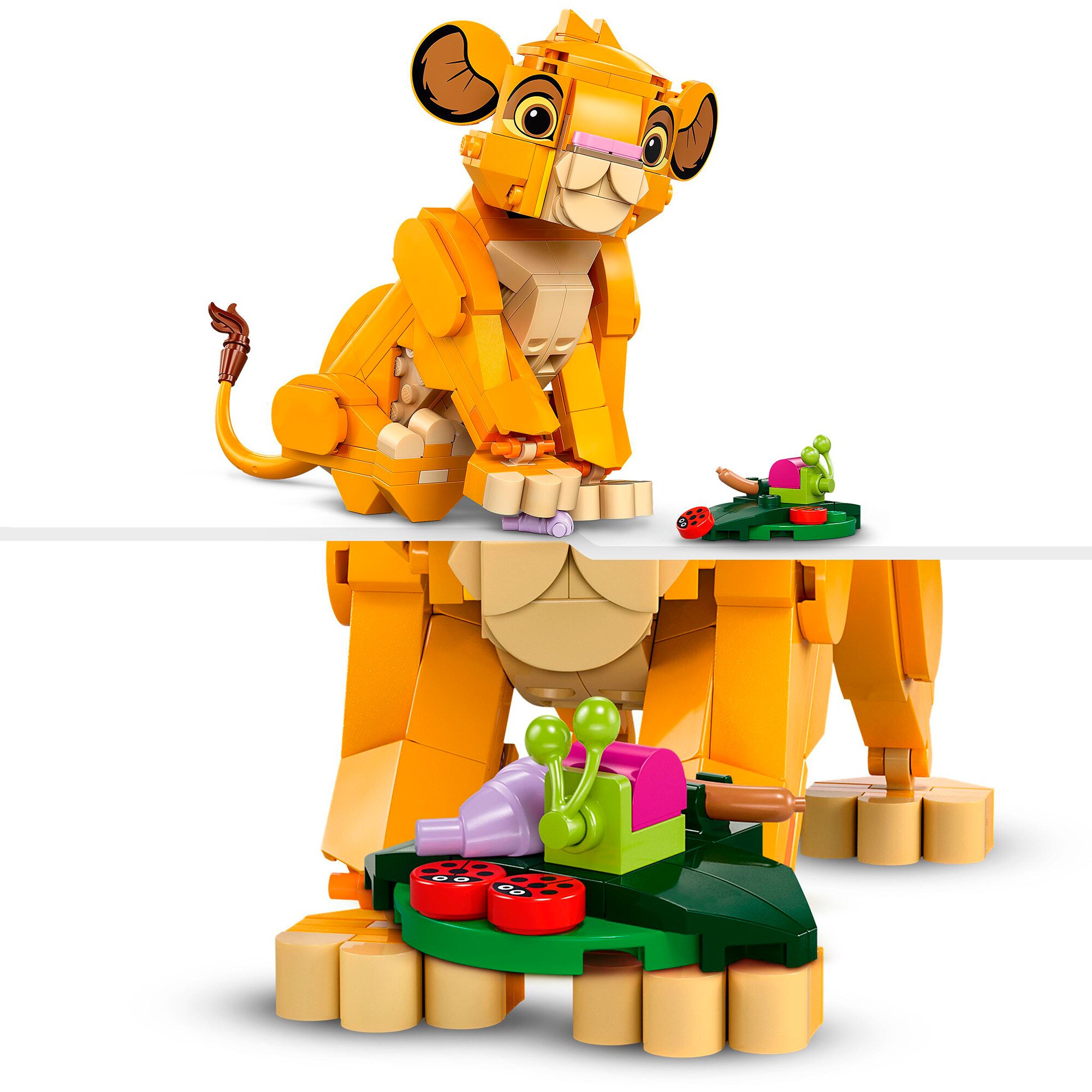 LEGO Konstruktionsspielzeug Disney Classic Simba, das Löwenjunge des Königs