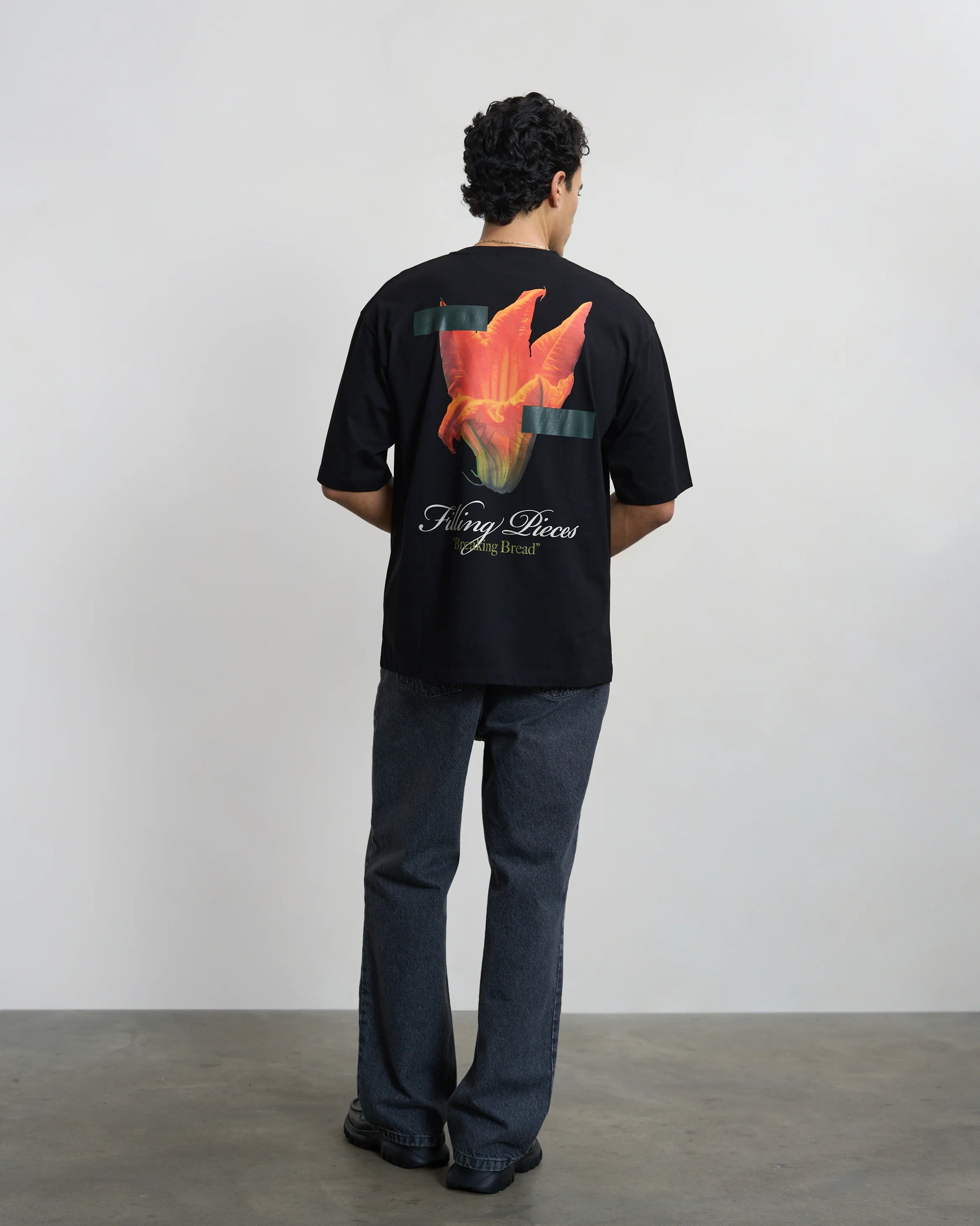 T-shirt Boxy Zucchini Black
