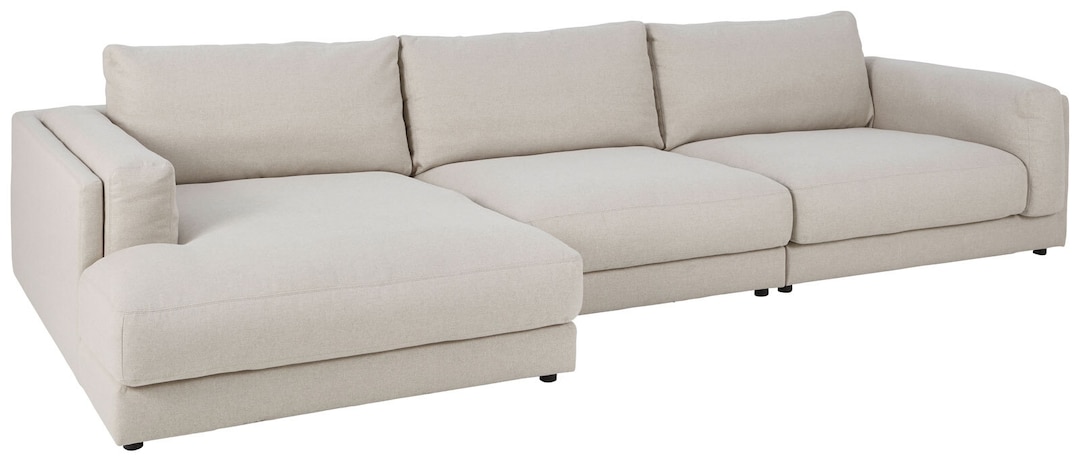 Ole Gunderson Ecksofa-Kombi LASSE III 125 x 352 cm naturbeige