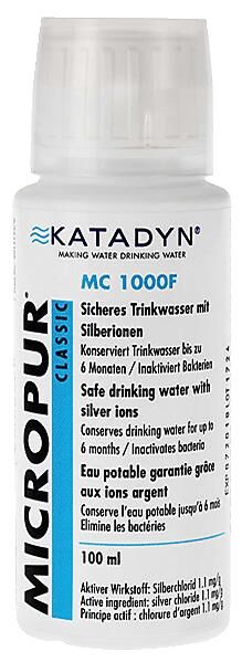 KATADYN - PASTILLES PURIFICATION MICROPUR LIQUIDE MC 1000 F