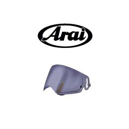Ecran casque Arai VAS-Z - SZ-R - SEMI-FUME - Rouge / Iridium