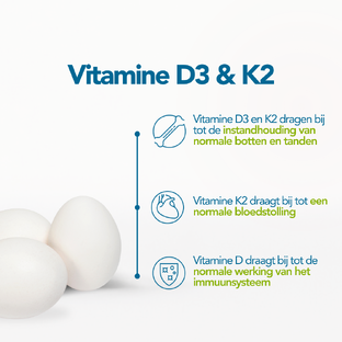 Bonusan Vitamine D3 & K2 Softgels Duoverpakking 2x60SG